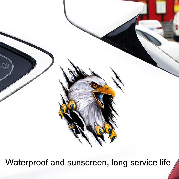 Tear Eagle 3D Car Sticker Scratch Covering Body Pull Flower Sticker, Style: Right (28.5x38cm) - In Car by buy2fix | Online Shopping UK | buy2fix