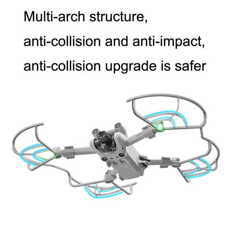 Sunnylife MM3-KC407 For Mini 3 Pro Propeller Blades Anti-Collision Protection Ring(Light Grey) - Others by Sunnylife | Online Shopping UK | buy2fix