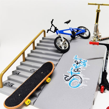 Mini Finger Bike Bicycle Finger Skateboards Skate Ramp Parts Set(CDH-10) - Model Toys by buy2fix | Online Shopping UK | buy2fix