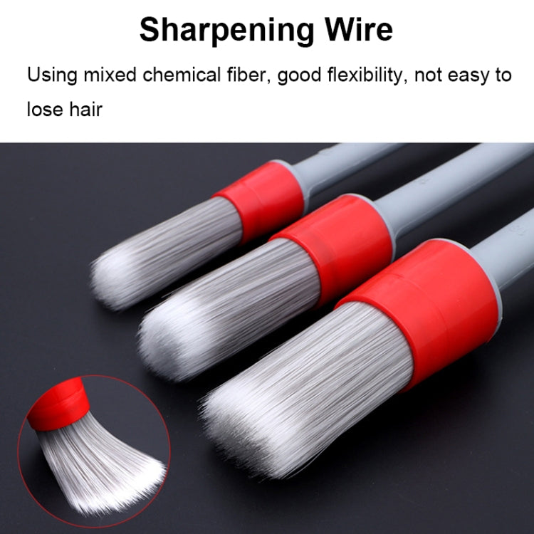 QZZS-82 Solid Sharpened Wire Automotive Detail Cleaning Brush(3 In 1) - In Car by buy2fix | Online Shopping UK | buy2fix