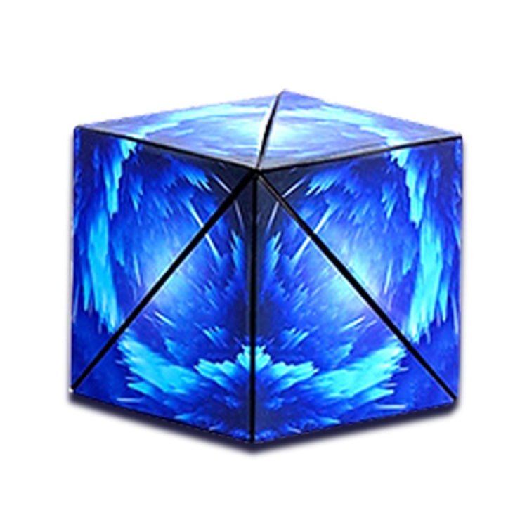 3D Variety Geometry Alien Magic Cube Magnetic Logic Thinking Children Educational Toys(Interstellar Blue) - Magic Cubes by buy2fix | Online Shopping UK | buy2fix