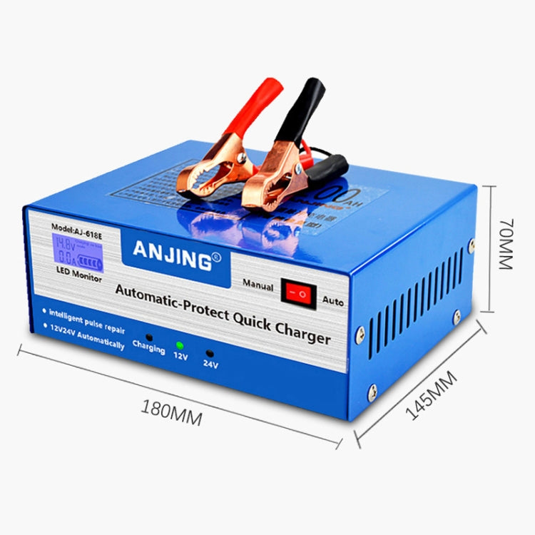 ANJING AJ-618E Battery Charger Car Battery Repairer, Model: EU Plug - In Car by buy2fix | Online Shopping UK | buy2fix