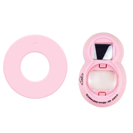 Mini Digital Camera Lens Selfie Mirror + Auxiliary Circle Set for FUJIFILM Instax Mini7+(Pink) - Camera Accessories by buy2fix | Online Shopping UK | buy2fix
