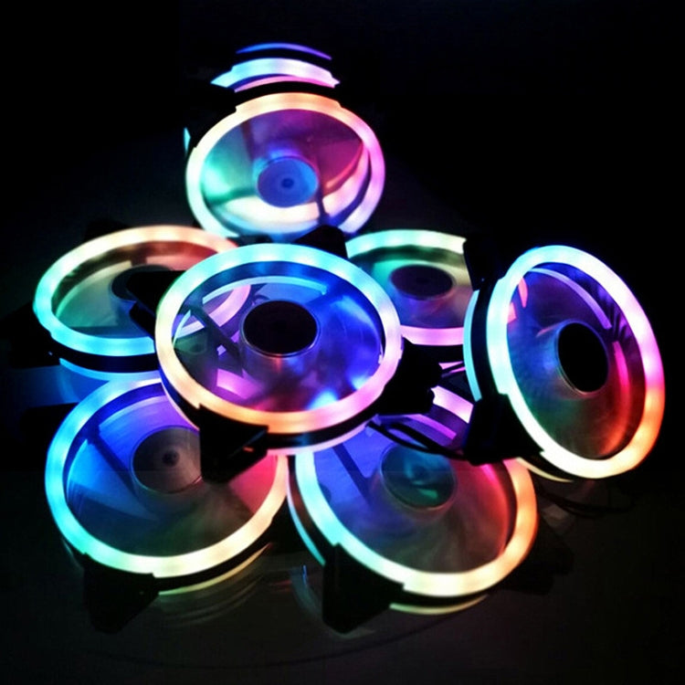 Computer CPU RGB luminous Radiator 7 Fans+Remote Control - Computer & Networking by buy2fix | Online Shopping UK | buy2fix