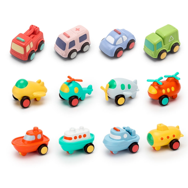 Children Cartoon Fell-Resistant Mini Inertial Pull Back Toy Car(Helicopter) - Model Toys by buy2fix | Online Shopping UK | buy2fix