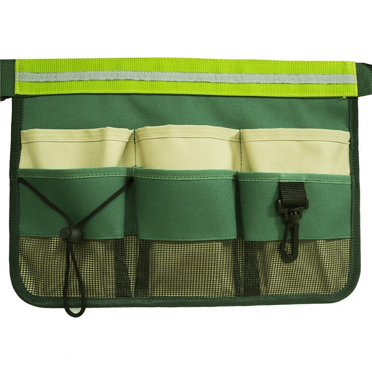 MTP-369 Portable Outdoor Multifunctional Oxford Cloth Hardware Tool Waist Bag(Green Gray) - Storage Bags & Boxes by buy2fix | Online Shopping UK | buy2fix