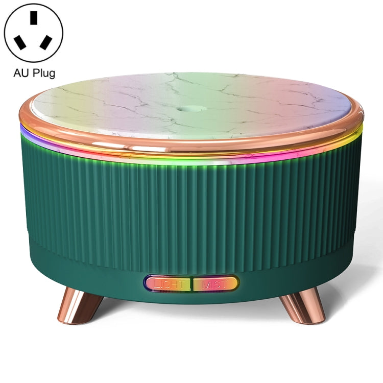 Ultrasonic Aromatherapy Diffuser Humidifier Essential Oil Diffuser AU Plug(Dark Green) - Home & Garden by buy2fix | Online Shopping UK | buy2fix