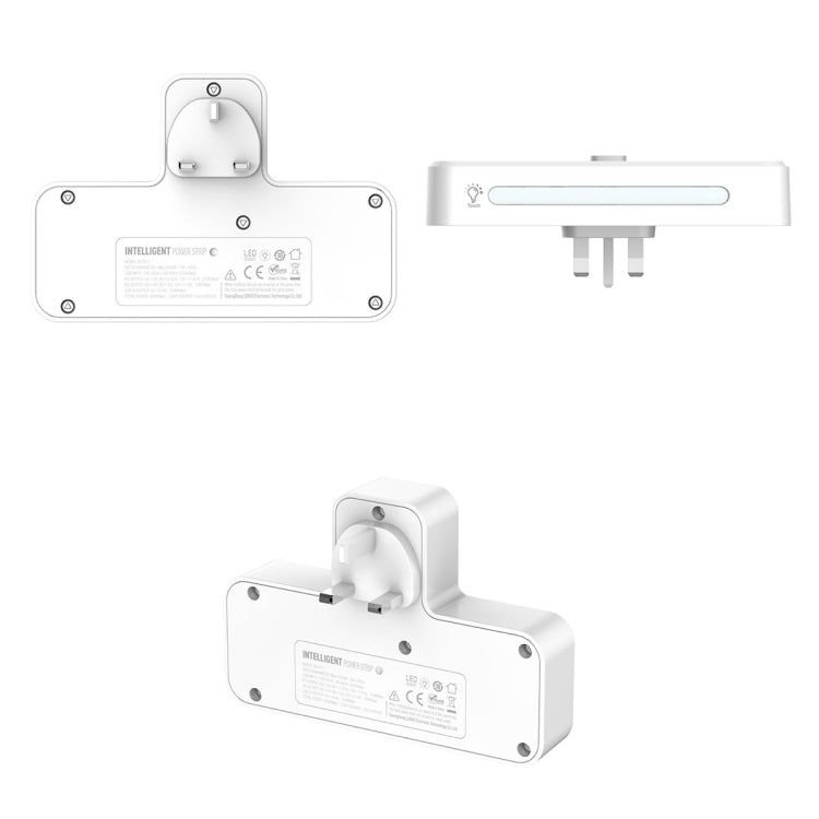 LDNIO SC2311 20W PD+QC 3.0 Multifunctional Home Fast Charging Socket with Night Light, Spec: UK Plug - Extension Socket by LDNIO | Online Shopping UK | buy2fix