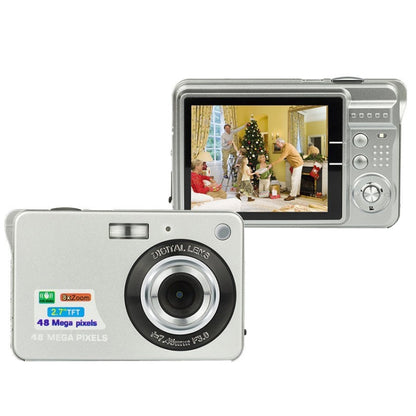 18 Million Pixel Entry-Level Digital Cameras Daily Recording Photos And Videos Macro Student Cameras(Silver) - Consumer Electronics by buy2fix | Online Shopping UK | buy2fix