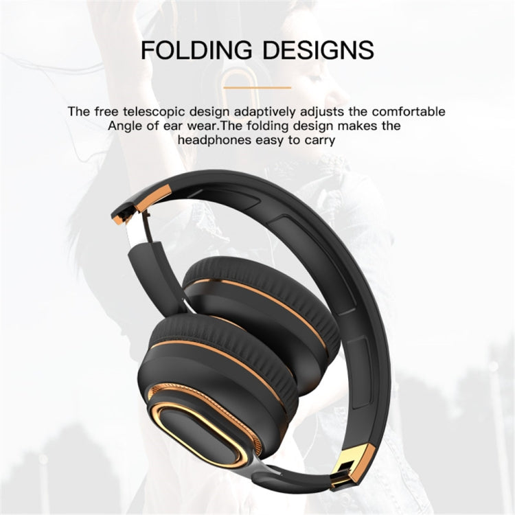 H7 Foldable Wireless Bluetooth Headset With Microphone Support TF Card, AUX(Gray) - Apple Accessories by buy2fix | Online Shopping UK | buy2fix