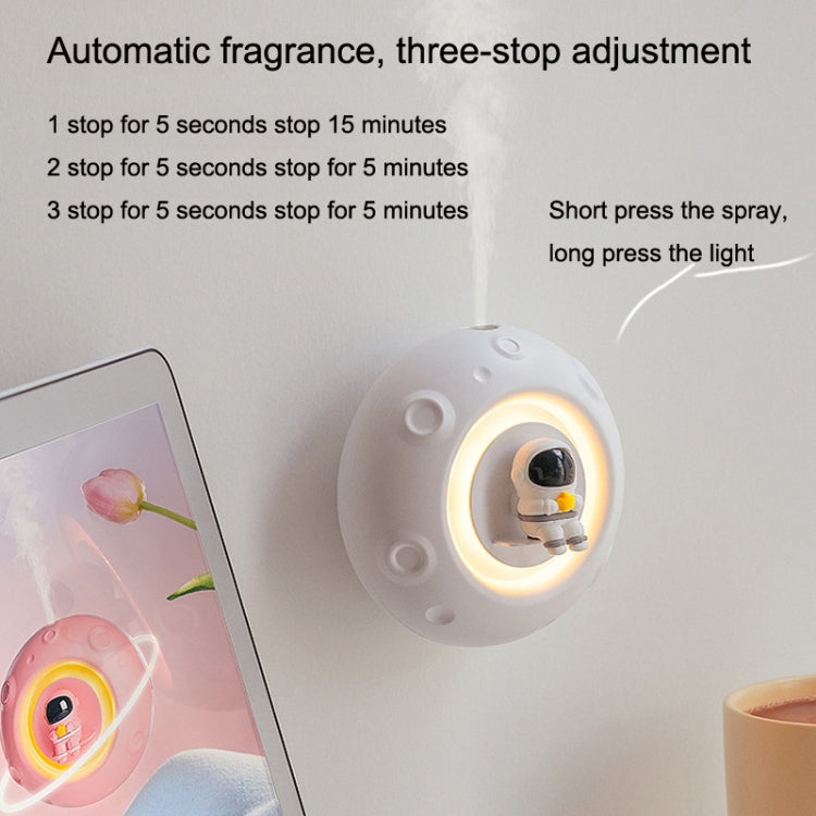 K-1101 Astronaut Automatic Timer Smart Aromatherapy Machine With Small Night Light(Pink) - Home & Garden by buy2fix | Online Shopping UK | buy2fix