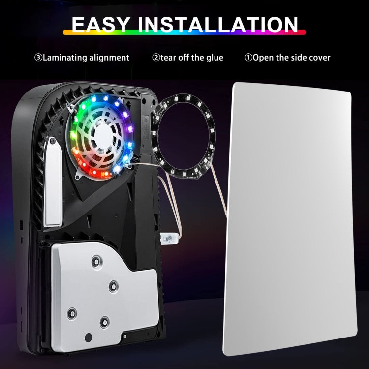 For PS5 RGB Lights Strips 8 Colors Multiple Decoration Led Lights with Remote Controller - Others by buy2fix | Online Shopping UK | buy2fix