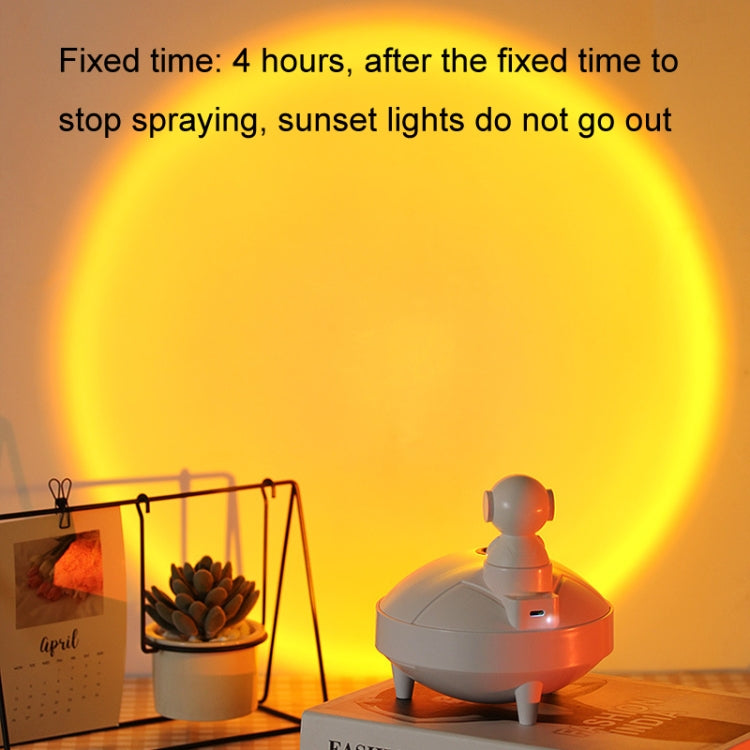 Astronaut Astronaut Humidifier Home Air Sprayer Sunset Lights(White) - Home & Garden by buy2fix | Online Shopping UK | buy2fix