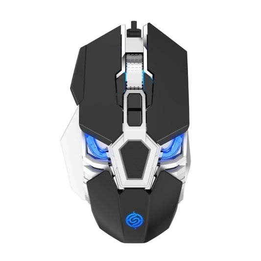 K-Snake Q18 9 Keys 6400DPI Glowing Machine Wired Gaming Mouse, Cable Length: 1.5m(Black) - Wired Mice by K-Snake | Online Shopping UK | buy2fix
