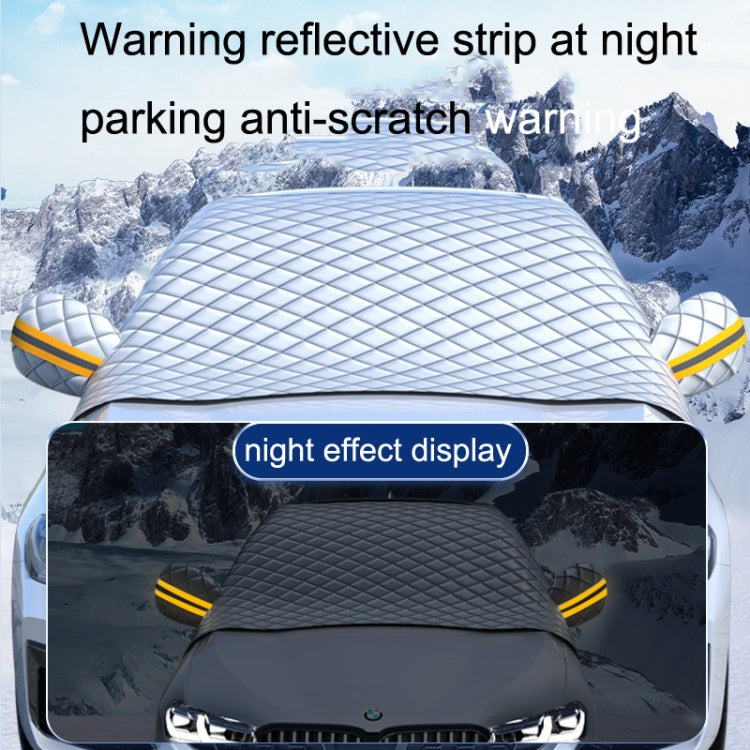 SUITU R-3945 Car Winter Front Glass Snow Shield Defrost Sunshade Thickened Car Clothing, Style: Non-magnet Clip Door - In Car by SUITU | Online Shopping UK | buy2fix