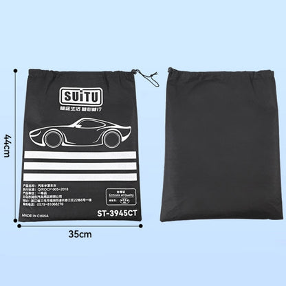 SUITU R-3945 Car Winter Front Glass Snow Shield Defrost Sunshade Thickened Car Clothing, Style: 5 Magnets With Earmuffs - In Car by SUITU | Online Shopping UK | buy2fix