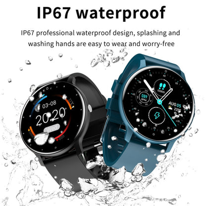 BW0223 Heart Rate/Blood Oxygen/Blood Pressure Monitoring Bluetooth Smart Calling Watch, Color: Silicone Black - Smart Wear by buy2fix | Online Shopping UK | buy2fix