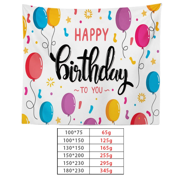 Happy Birthday Photo Backdrop Party Decoration Tapestry, Size: 200x150cm(GT56-2) - Camera Accessories by buy2fix | Online Shopping UK | buy2fix