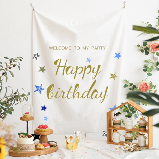 GT282 Birthday Background Cloth Party Scene Arranges Children Photos, Size: 150x200cm Velvet Cloth(17) - Camera Accessories by buy2fix | Online Shopping UK | buy2fix