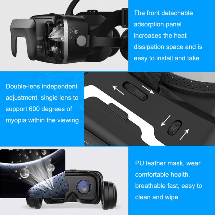 VRSHINECON G04EA Increase Version 7th VR Glasses 3D Virtual Reality Game Digital Glasses With Headset - VR Headset by VRSHINECON | Online Shopping UK | buy2fix