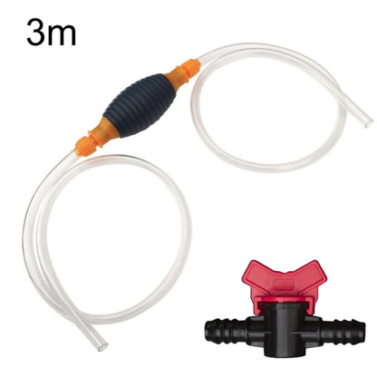 2pcs Manual Gasoline Oil Sucker Water Deflector, Specification: 3m+Flow Valve - In Car by buy2fix | Online Shopping UK | buy2fix
