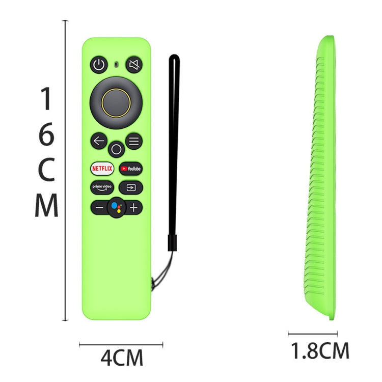 For Realme 32/43 Inch Y41 TV Remote Control All-Inclusive Anti-Drop Silicone Protective Case(Luminous Green) - Consumer Electronics by buy2fix | Online Shopping UK | buy2fix