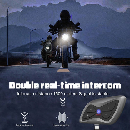 T6plus Motorcycle Helmets Smart Intercom And Bluetooth Headset - Consumer Electronics by buy2fix | Online Shopping UK | buy2fix