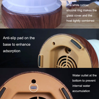 AOD-8 Jungle Discovery 3D Glass Aromatherapy Machine Silent Bedroom Mini Humidifier EU Plug - Air Purifiers & Parts by buy2fix | Online Shopping UK | buy2fix