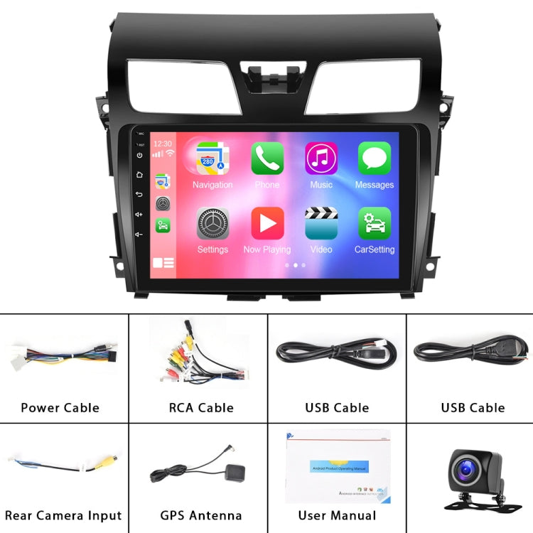 For Nissan Teana 13-16 10.1-inch Reversing Video Large Screen Car MP5 Player, Style: WiFi Edition 1+16G(Standard+AHD Camera) - In Car by buy2fix | Online Shopping UK | buy2fix