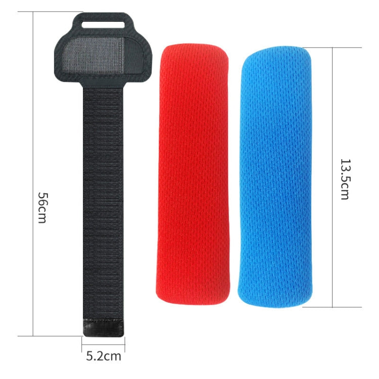 For Switch HS-SW342 Fitness Ring Leg Strap+Armrest Red+Blue Big Adventure Game Storage Set Somatosensory Sports Accessories - Bags by buy2fix | Online Shopping UK | buy2fix