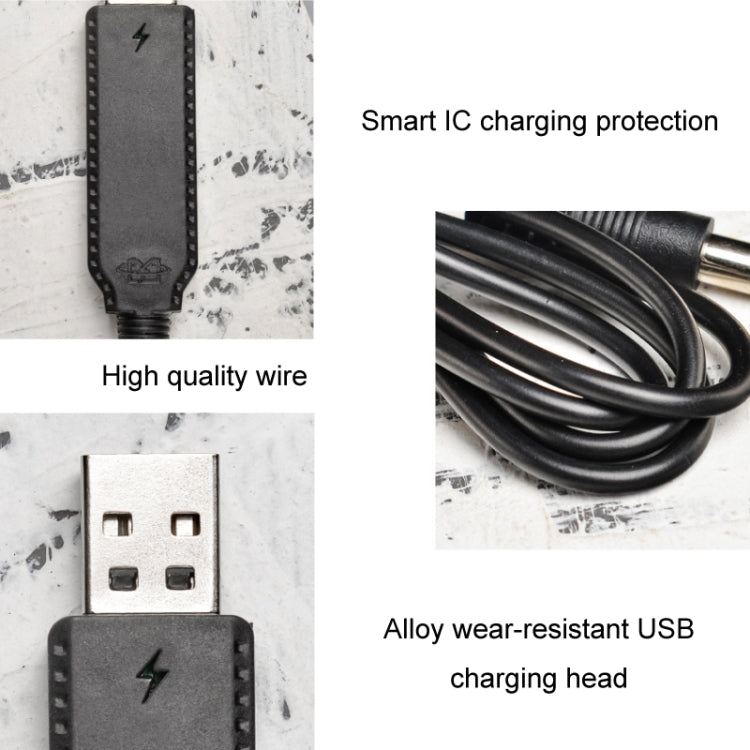 10pcs 3.7V IC Circuit Protection Lithium Battery USB Straight Head Charging Cable, Model: 5.5mm - Charging Cables by buy2fix | Online Shopping UK | buy2fix