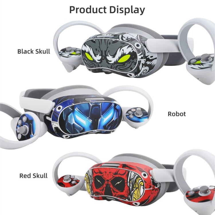 For PICO 4 Hifylux PC-SF19 VR Glasses Handle Head Wearing 3D Body Sensing Game Protection Film Stickers(Flame Skeleton) - Consumer Electronics by Hifylux | Online Shopping UK | buy2fix