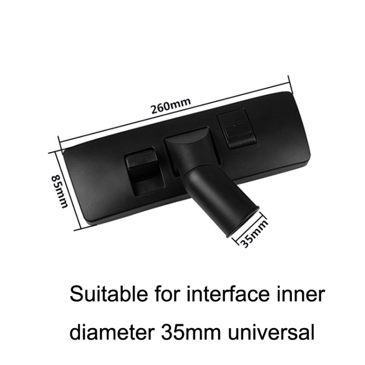 35mm Vacuum Cleaner Accessories Floor Brush Head For Panasonic / Midea - Consumer Electronics by buy2fix | Online Shopping UK | buy2fix