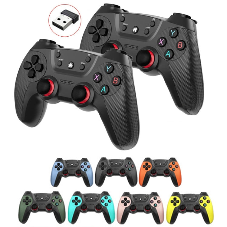 KM-029   2.4G One for Two Doubles Wireless Controller Support PC / Linux / Android / TVbox(Cangling Green) - Gamepads by buy2fix | Online Shopping UK | buy2fix