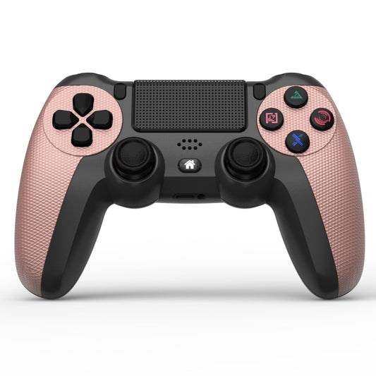 KM048 For PS4 Bluetooth Wireless Gamepad Controller 4.0 With Light Bar(Rose Pink) - Gamepads by buy2fix | Online Shopping UK | buy2fix