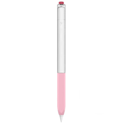 For Apple Pencil 2 AhaStyle PT-LC05 Jelly Style Translucent Silicone Protective Pen Case(Pink) - Pencil Accessories by AhaStyle | Online Shopping UK | buy2fix