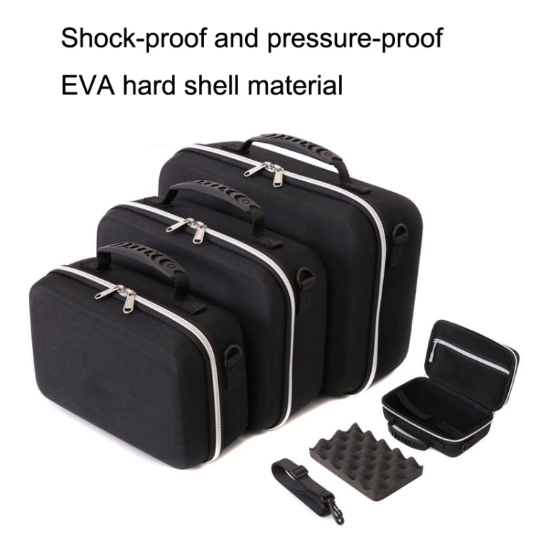 GH1365 Medium Multifunction 3.5 Inch Mobile Hard Disk Bag Photo Printer Bag EVA Shots VR Drone Storage Bag - Hard Drive Bags & Cases by buy2fix | Online Shopping UK | buy2fix