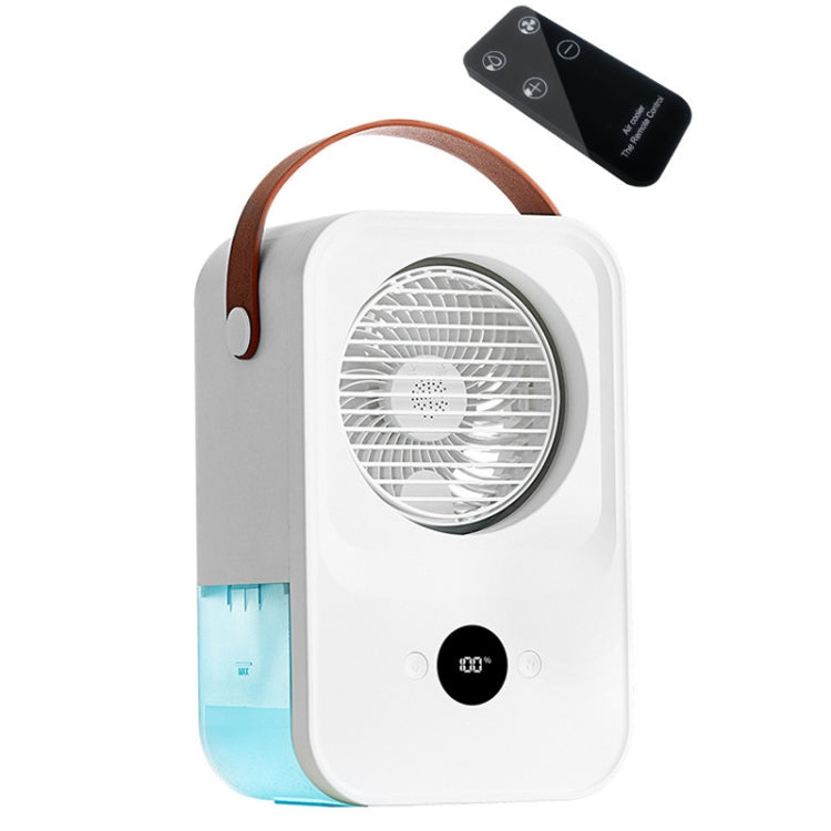 MT-F60 Smart Digital Display USB Charging Air Cooler Desktop Mist Humidification Fan, Mode: Remote Control Version - Electric Fans by buy2fix | Online Shopping UK | buy2fix