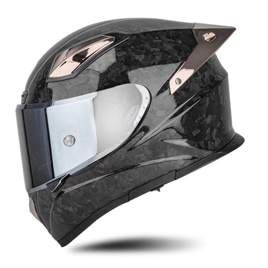 SOMAN Four Seasons Full Cover Motorcycle Helmet, Size: XXL(Cheetah Print Silver) - Helmets by SOMAN | Online Shopping UK | buy2fix