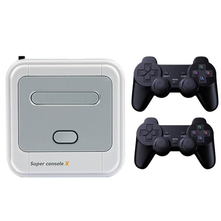 Super Console X 128G 40000+ Games Wireless 4K HD 3D Double Game Console Box, EU Plug - Pocket Console by buy2fix | Online Shopping UK | buy2fix