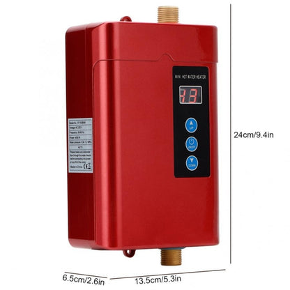 AU Plug 4000W Electric Water Heater With Remote Control Adjustable Temperate(Black) - Water Heaters & Parts by buy2fix | Online Shopping UK | buy2fix