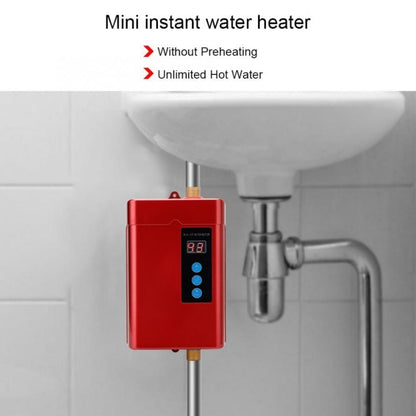 UK Plug 3000W  Electric Water Heater With Remote Control Adjustable Temperate(Black) - Water Heaters & Parts by buy2fix | Online Shopping UK | buy2fix