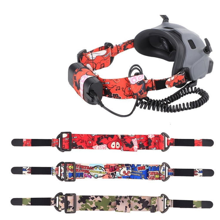 Sunnylife TD487 For DJI Avata / FPV Goggles V2 Color Headband Fixed Elastic Strap(Camouflage) - Other Accessories by Sunnylife | Online Shopping UK | buy2fix