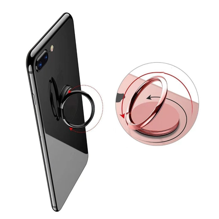 Full Metal Bracket 360 Degree Rotating Magnetic Phone Ring Buckle(Gold) - Ring Holder by buy2fix | Online Shopping UK | buy2fix