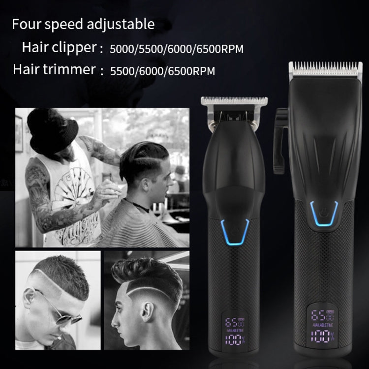 Men Electric Haircutting Tools Set Sculpting Electric Clipper(Gold) - Hair Trimmer by buy2fix | Online Shopping UK | buy2fix