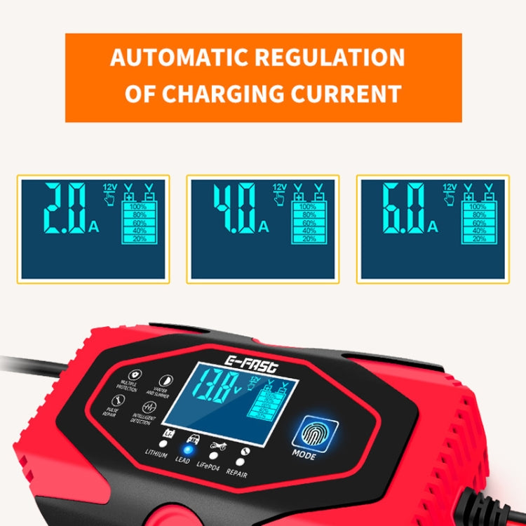 E-FAST 12V/24V Car Battery Emergency Starter Motorcycle Lithium Battery Charger(US Plug) - Power Bank by E-FAST | Online Shopping UK | buy2fix