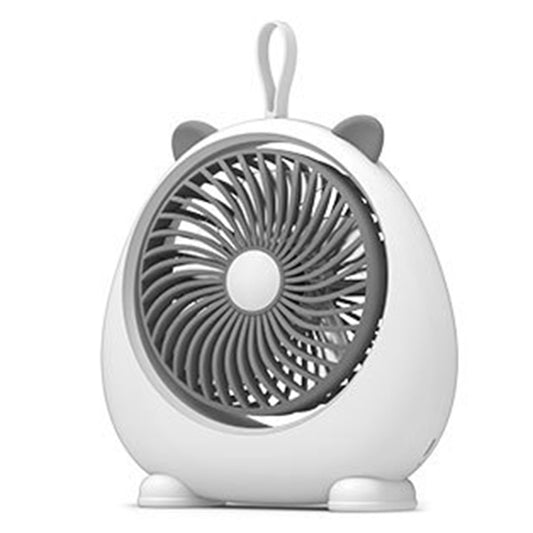 Dormitory Portable Animal Ear Desktop Electric Fan, Style: Directly Inserted Version White - Electric Fans by buy2fix | Online Shopping UK | buy2fix