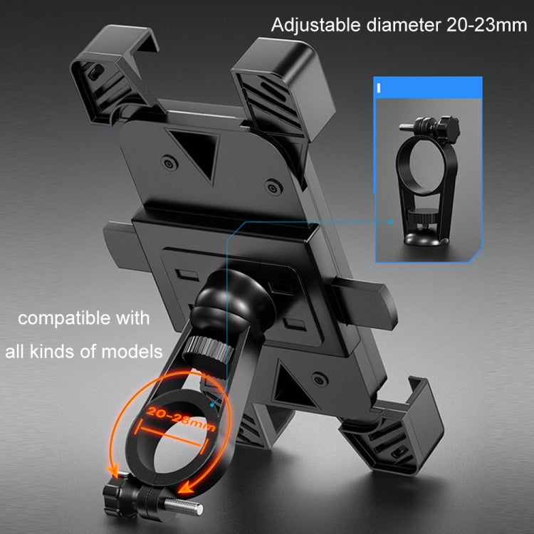 Shockproof Motorcycle Mobile Phone Holder Outdoor Bike Navigation Holder, Model: Handlebars - Holder by buy2fix | Online Shopping UK | buy2fix