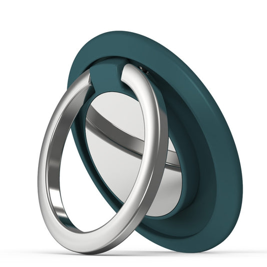 5pcs Car Magnetic Metal Ring Buckle Mobile Phone Holder(Dark Night Green) - Ring Holder by buy2fix | Online Shopping UK | buy2fix