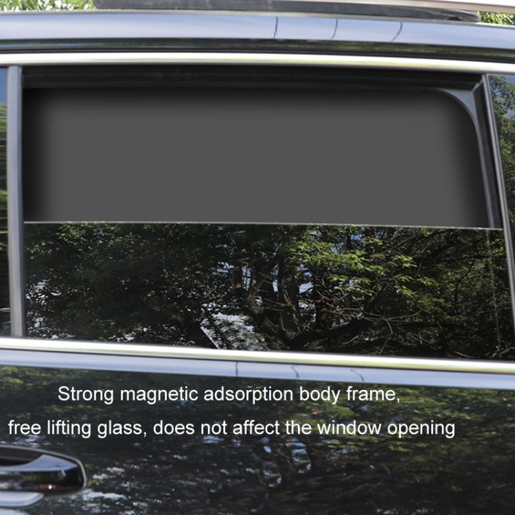 Heat-insulating Opaque Vinyl Coated Magnetic Car Curtains, Style: Full Blackout Principal Drive - Window Foils & Solar Protection by buy2fix | Online Shopping UK | buy2fix